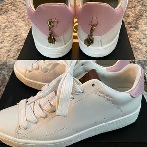 Coach Leather White/Petal Sneaker Shoes